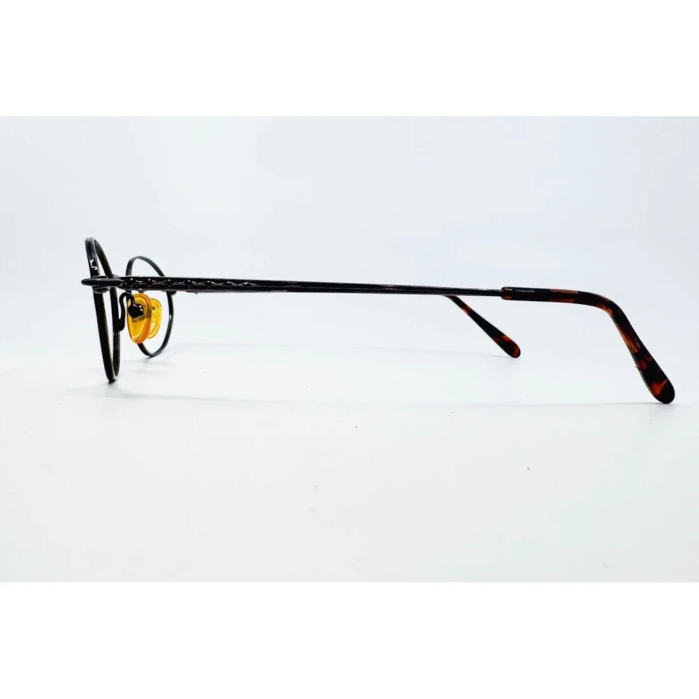 Nine West Eyeglasses Frames Women Black Oval Metal NW 13 C5B 48-19-135